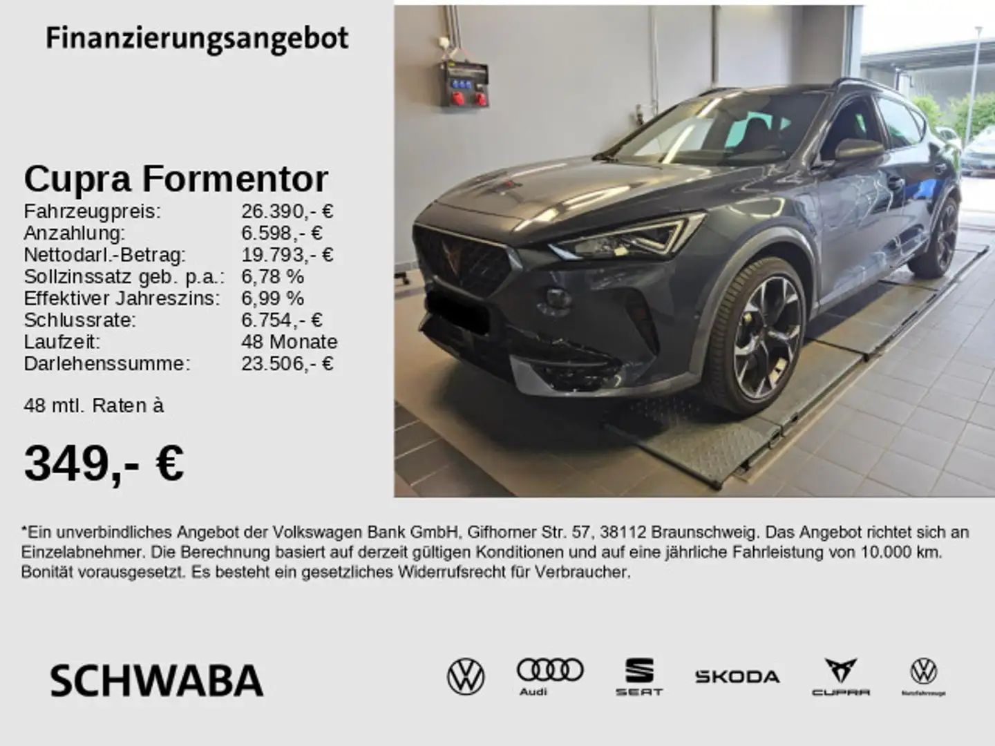 CUPRA Formentor VZ 1.4 eHybrid DSG *ACC*LED*NAVI*19''* Gris - 1