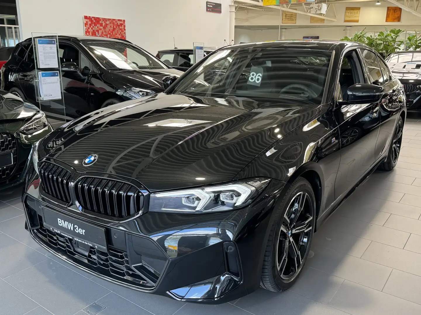 BMW 318 d M Sport DrivingAssistant Aktive-Geschwind. Hifi Negru - 2