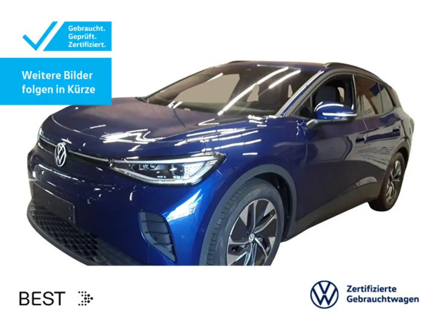 Volkswagen ID.4 Pro*WÄRMEPUMPE*HUD*AHK*KAMERA*IQ.LIGHT*PDC* Bleu - 1