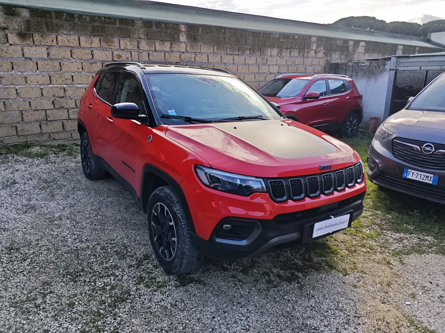 Jeep Compass 1.3 turbo t4 phev Trailhawk 4xe auto Rosso - 2