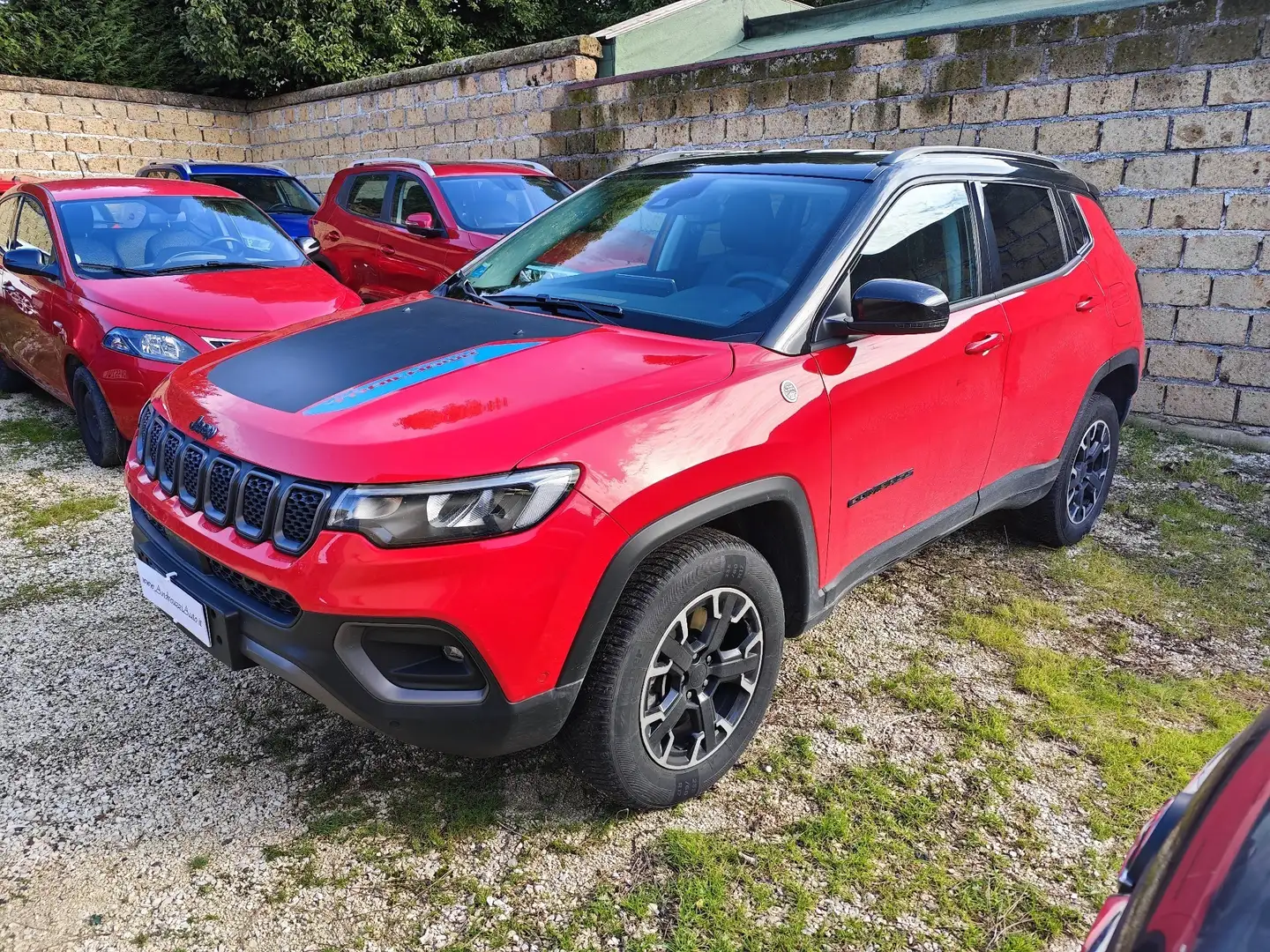 Jeep Compass 1.3 turbo t4 phev Trailhawk 4xe auto Rosso - 1