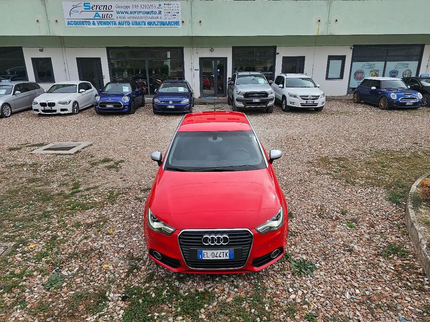 Audi A1 1.6 TDI F.AP. Attraction Rosso - 1