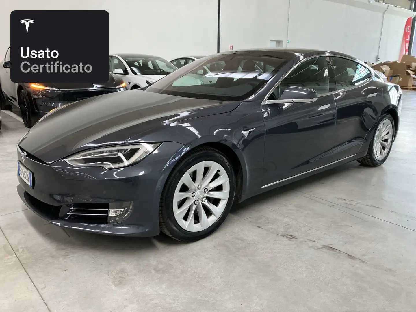 Tesla Model S 75D Stříbrná - 1