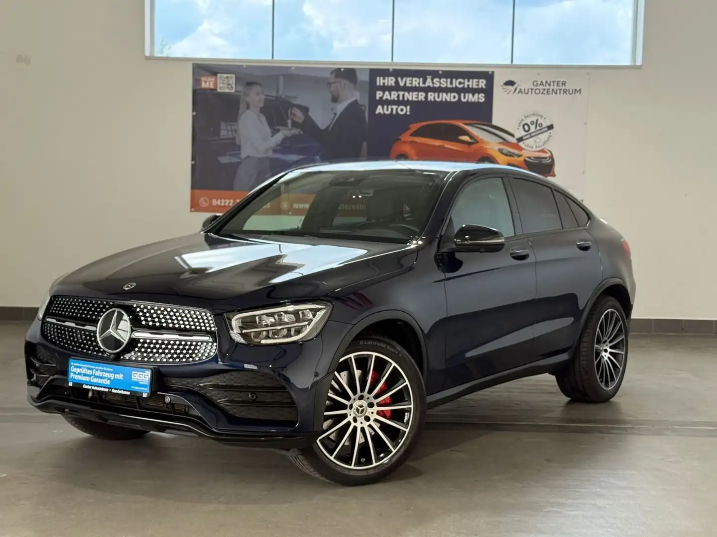 Mercedes-Benz GLC 200 4Matic AMG-Line+NAVI+360GRAD+LEDER+ Blau - 1