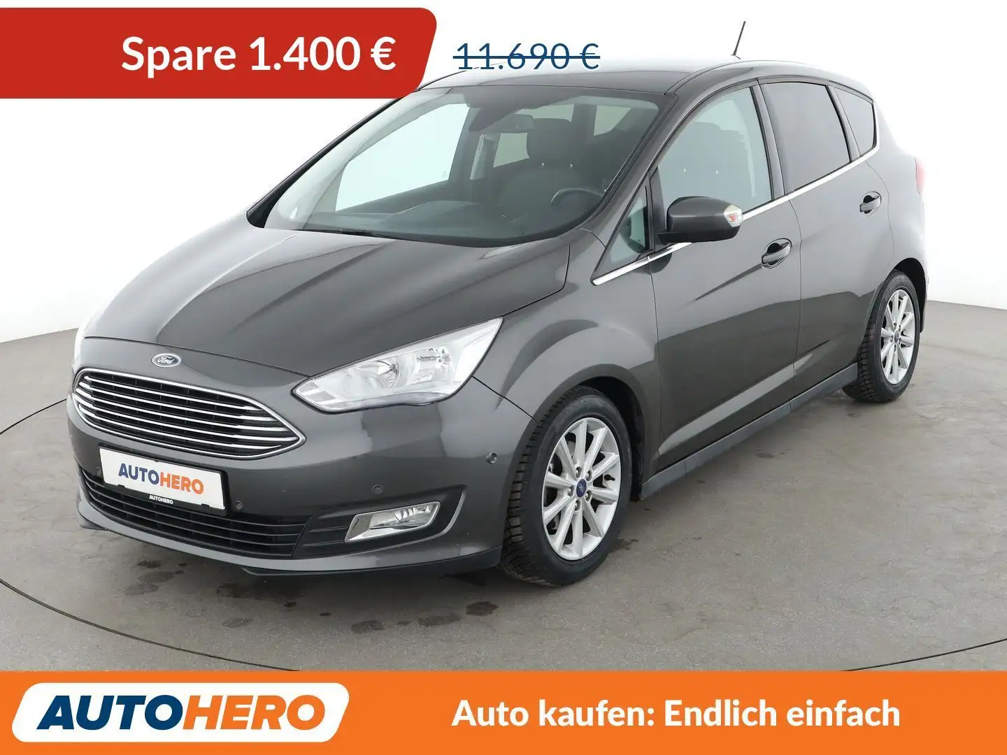 Ford C-Max 1.0 EcoBoost Titanium *NAVI*TEMPO*PDC*SHZ* Grau - 1