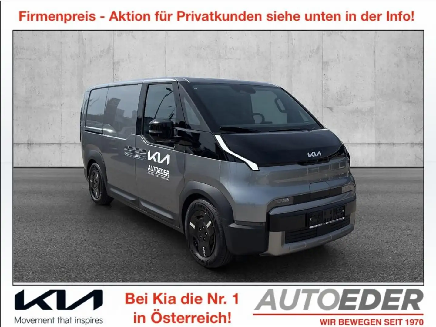 Kia PV5 Cargo 4DR 71,2kWh L2H1 Vision Grau - 1