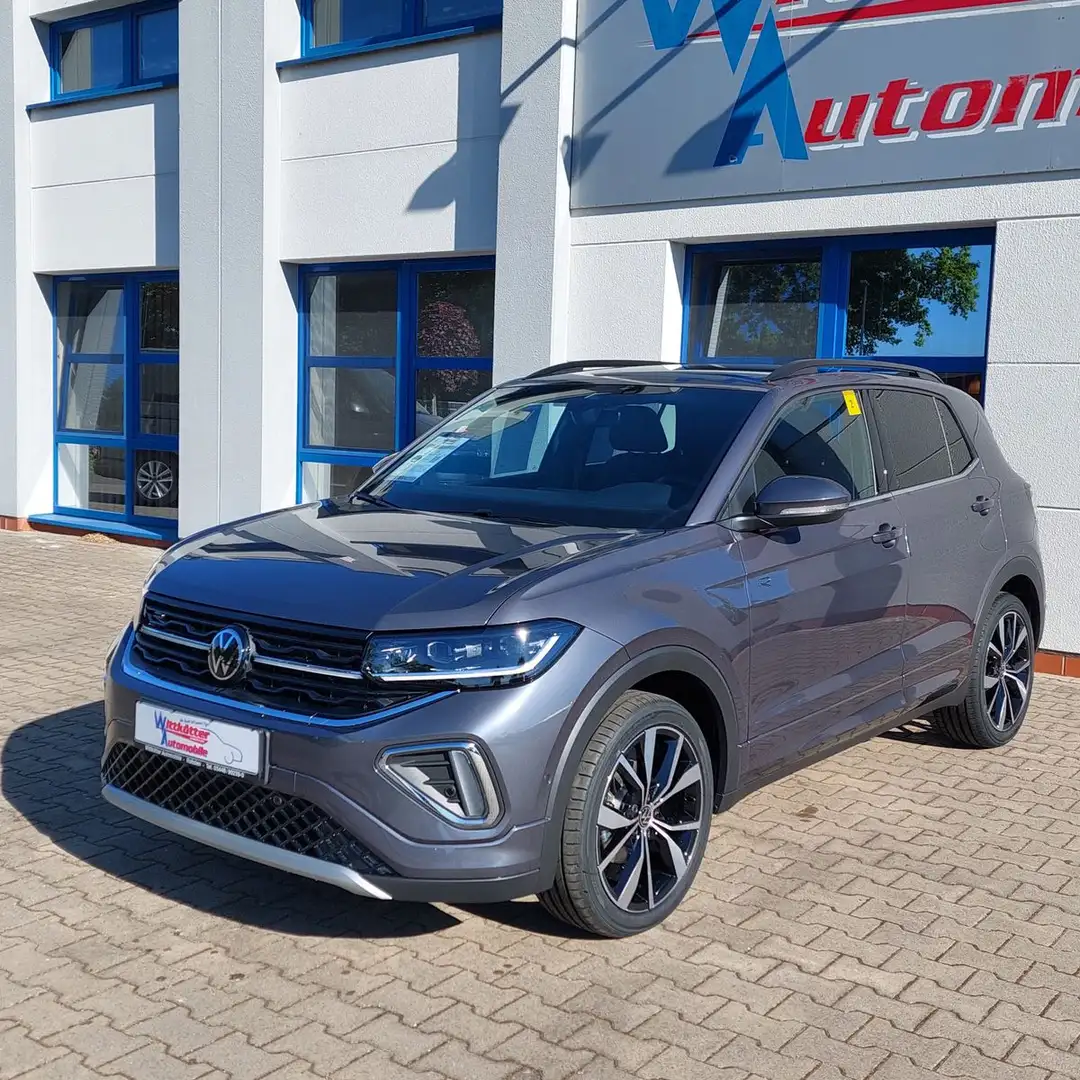 Volkswagen T-Cross 1.0 TSI R-Line Navi,Matrix,Keyless Grau - 2