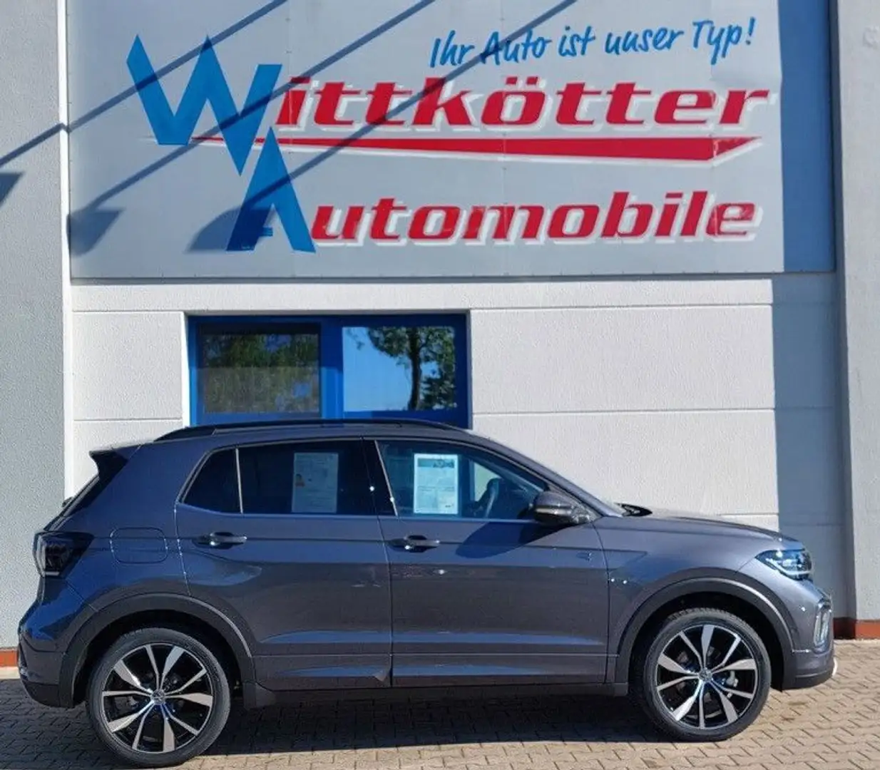 Volkswagen T-Cross 1.0 TSI R-Line Navi,Matrix,Keyless Grau - 1