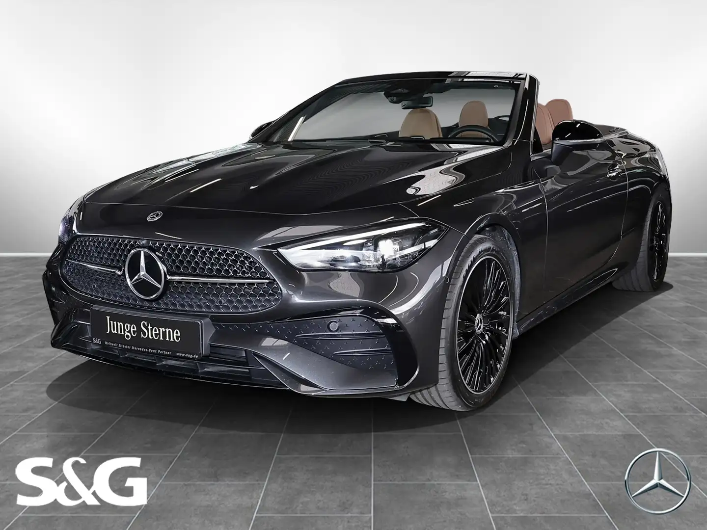 Mercedes-Benz CLE 220 d AMG Cabrio AHK+360°+NIGHT+LEDER BRAUN Grau - 1