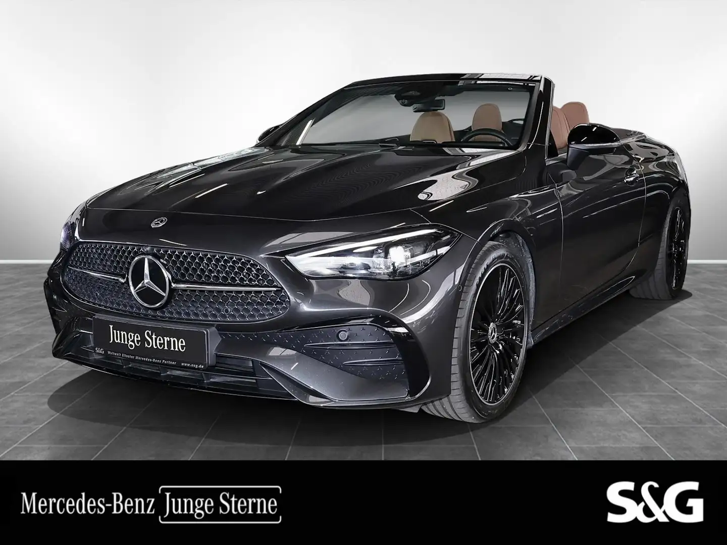 Mercedes-Benz CLE 220 d AMG Cabrio AHK+360°+NIGHT+LEDER BRAUN Grau - 1