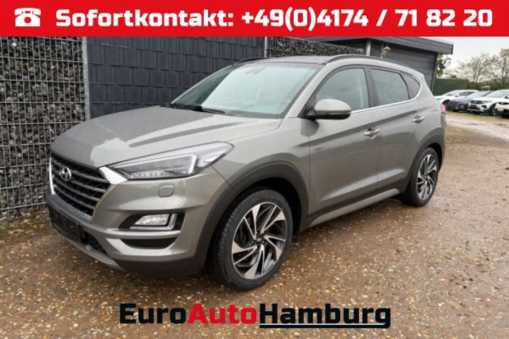 Hyundai TUCSON 1.6 T-GDI DCT 4WD VOLL Pano AHK Grau - 1