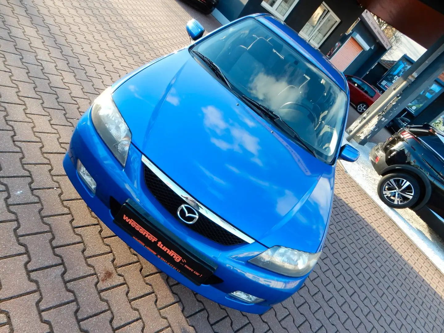 Mazda 323 F , Klima, 1 Hand Blauw - 1