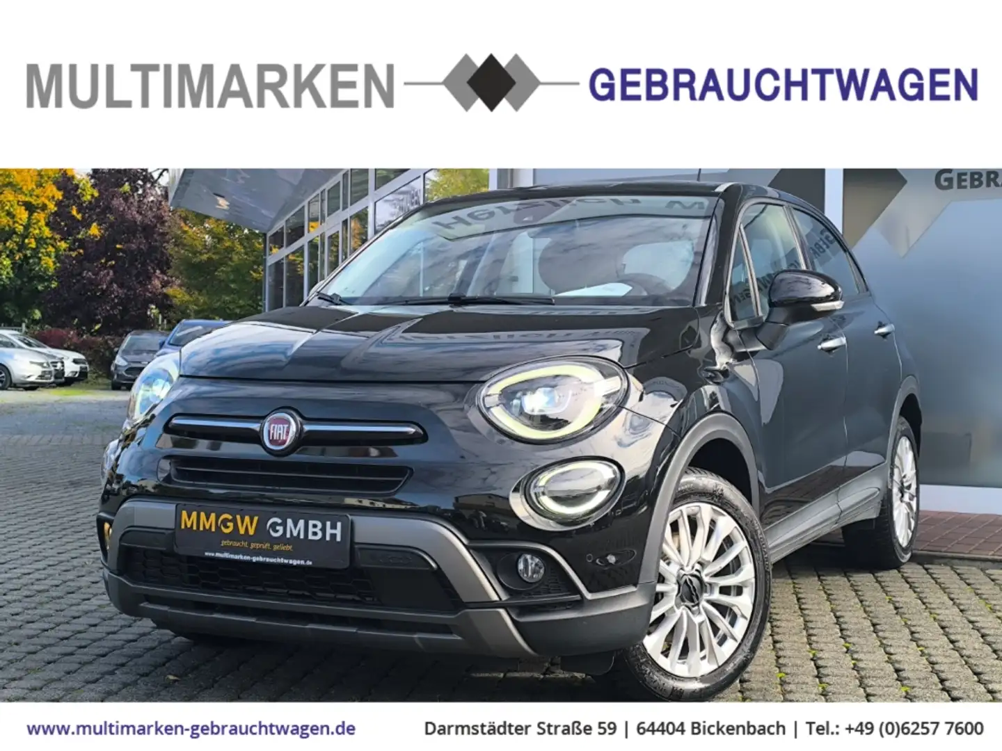 Fiat 500X City Cross 1.3 GSE EU6d-T LED/CarPlay/DAB Ambiente Schwarz - 1