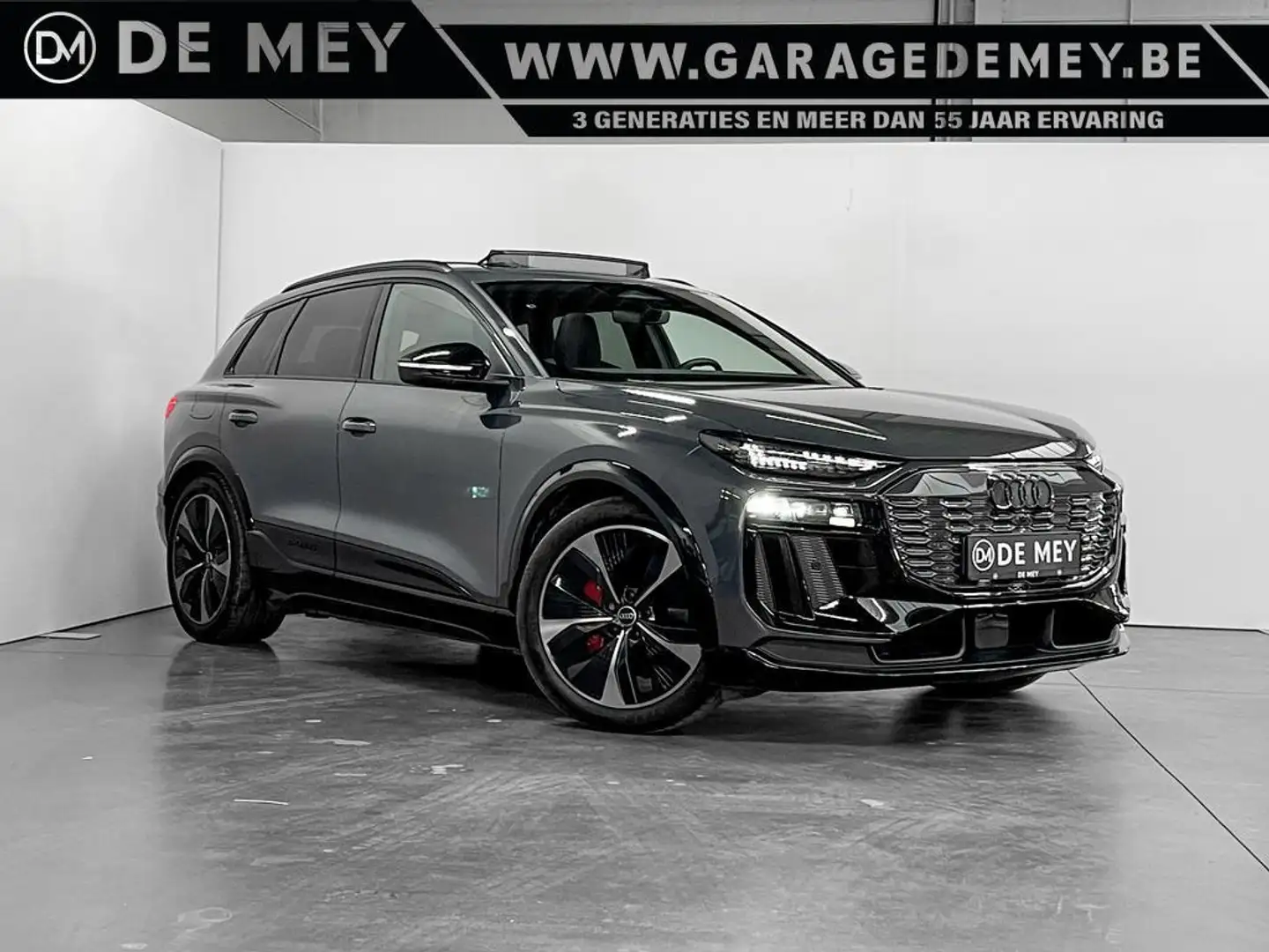 Audi Q6 e-tron e-tron 55 Edition One 387PK Quattro / Pano / B&O / Carplay / 360° Cam Gris - 1