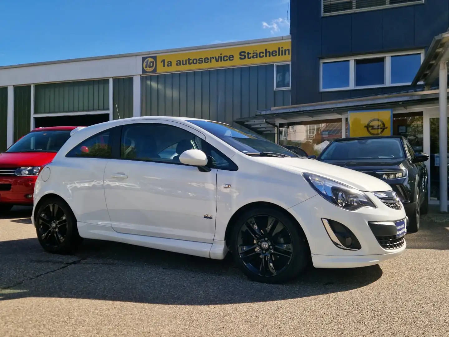 Opel Corsa D 1.2 OPC LINE,NAVI,PDC,KLIMAAT,ALU Blanc - 1