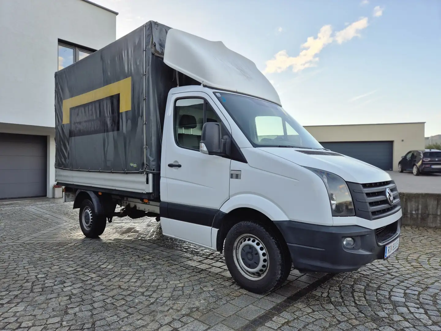 Volkswagen Crafter 35 mittel L2 Pritsche Planenaufbau 2F Blanc - 2