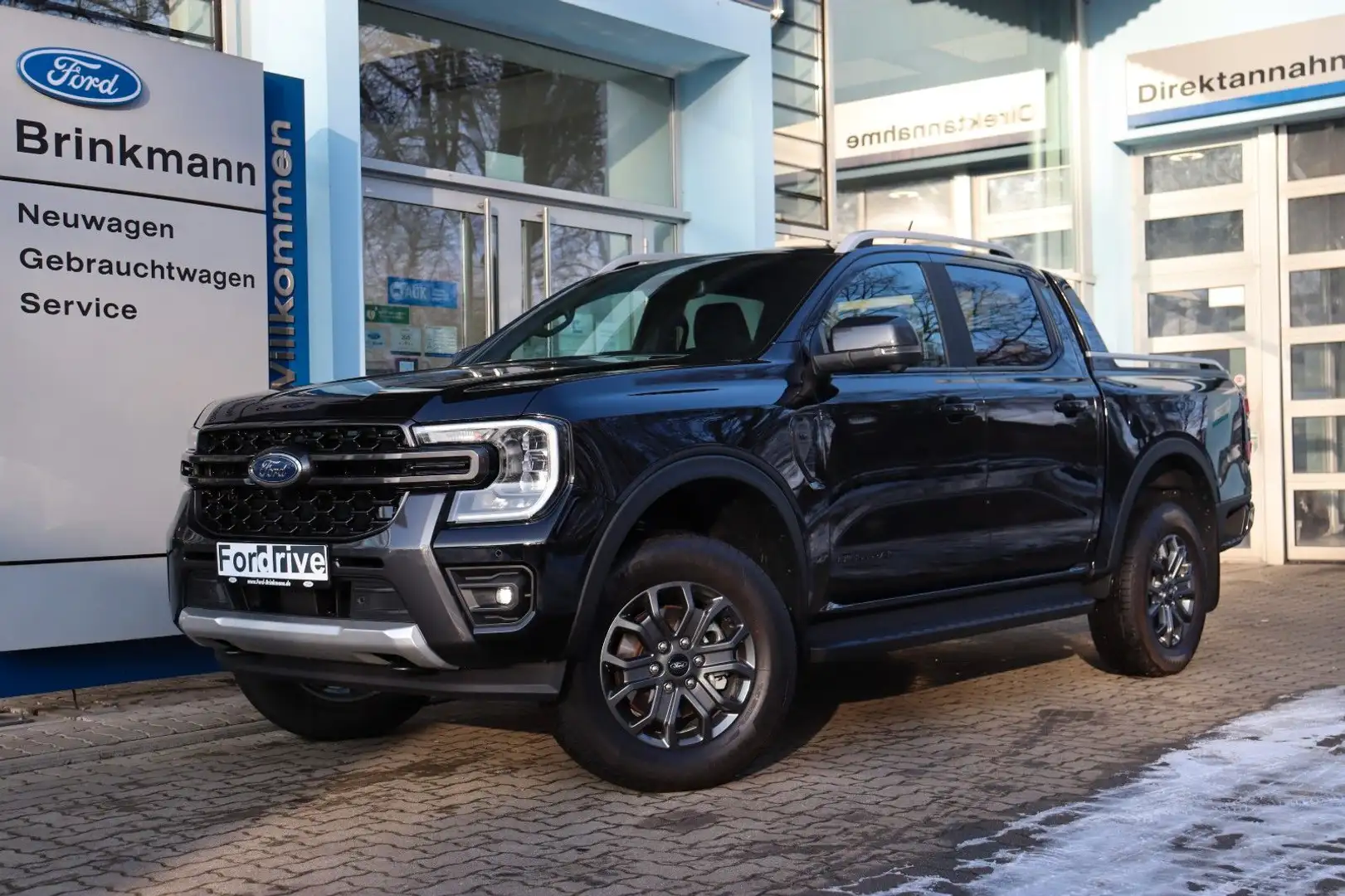 Ford Ranger 3.0 l EcoBlue DoKa Wildtrak +eROLLO +AHK Schwarz - 1