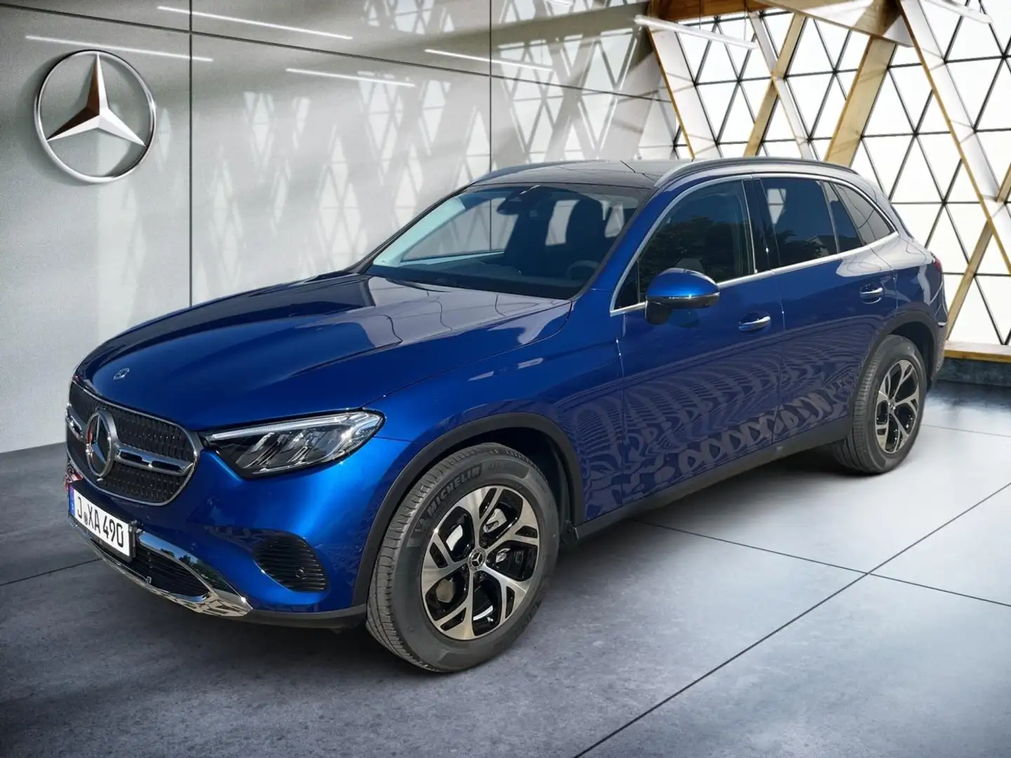 Mercedes-Benz GLC 220 d 4MATIC Avantgarde StHz*AHK*Pano*Memory Blau - 2