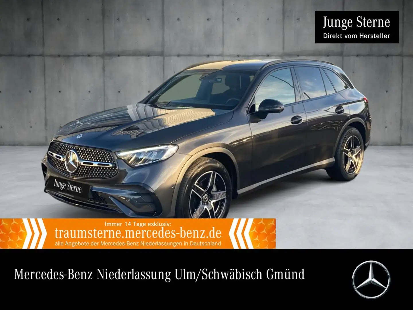 Mercedes-Benz GLC 200 4M AMG+NIGHT+360+LED+TOTW+KEYLESS+9G Grau - 1