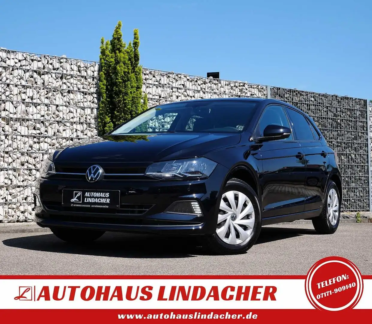 Volkswagen Polo VI DSG Comfortline I Navi I AppConnect Negro - 2