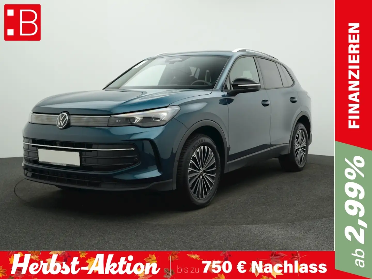 Volkswagen Tiguan 2.0 TDI DSG 4Mo. GOAL AHK IQ.LIGHT NAVI KESSY Blau - 1