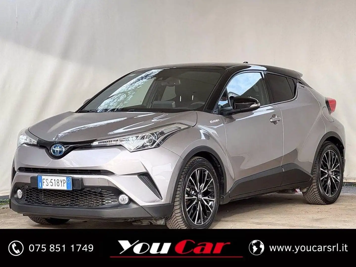 Toyota C-HR 1.8h Style 2wd e-cvt my19 Argento - 1