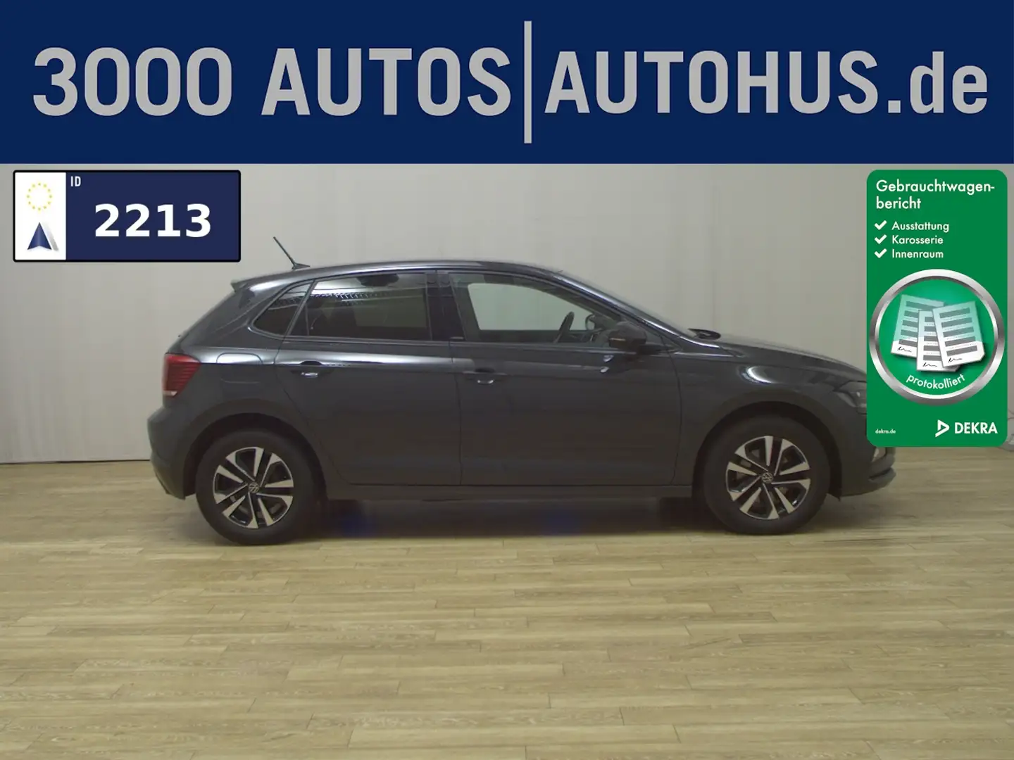 Volkswagen Polo 1.6 TDI United Navi LED ACC PDC Shz Grau - 1