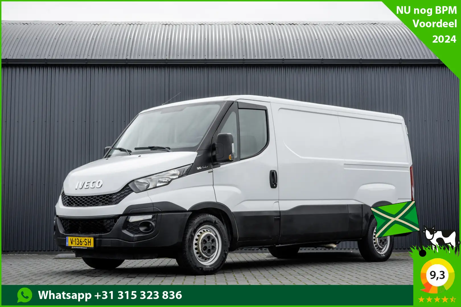 Iveco Daily 35S13V 2.3 L2H1 | Cruise | A/C | Trekhaak 3.5T | 3 Wit - 1