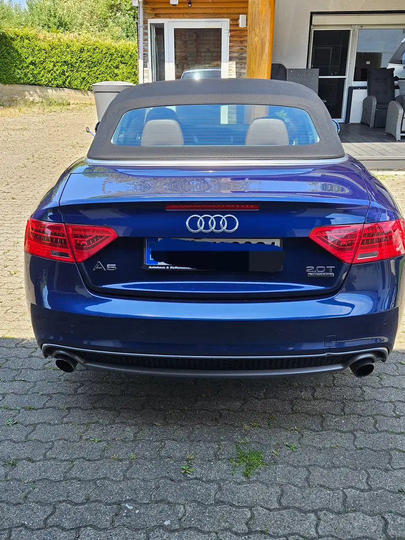 Audi A5 Cabrio 2.0 TFSI quattro S tronic Blau - 2