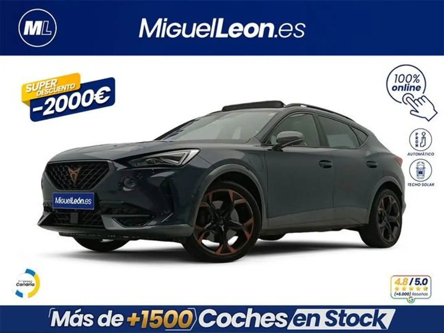 CUPRA Formentor 1.4 e-Hybrid 245 VZ DSG Gris - 1