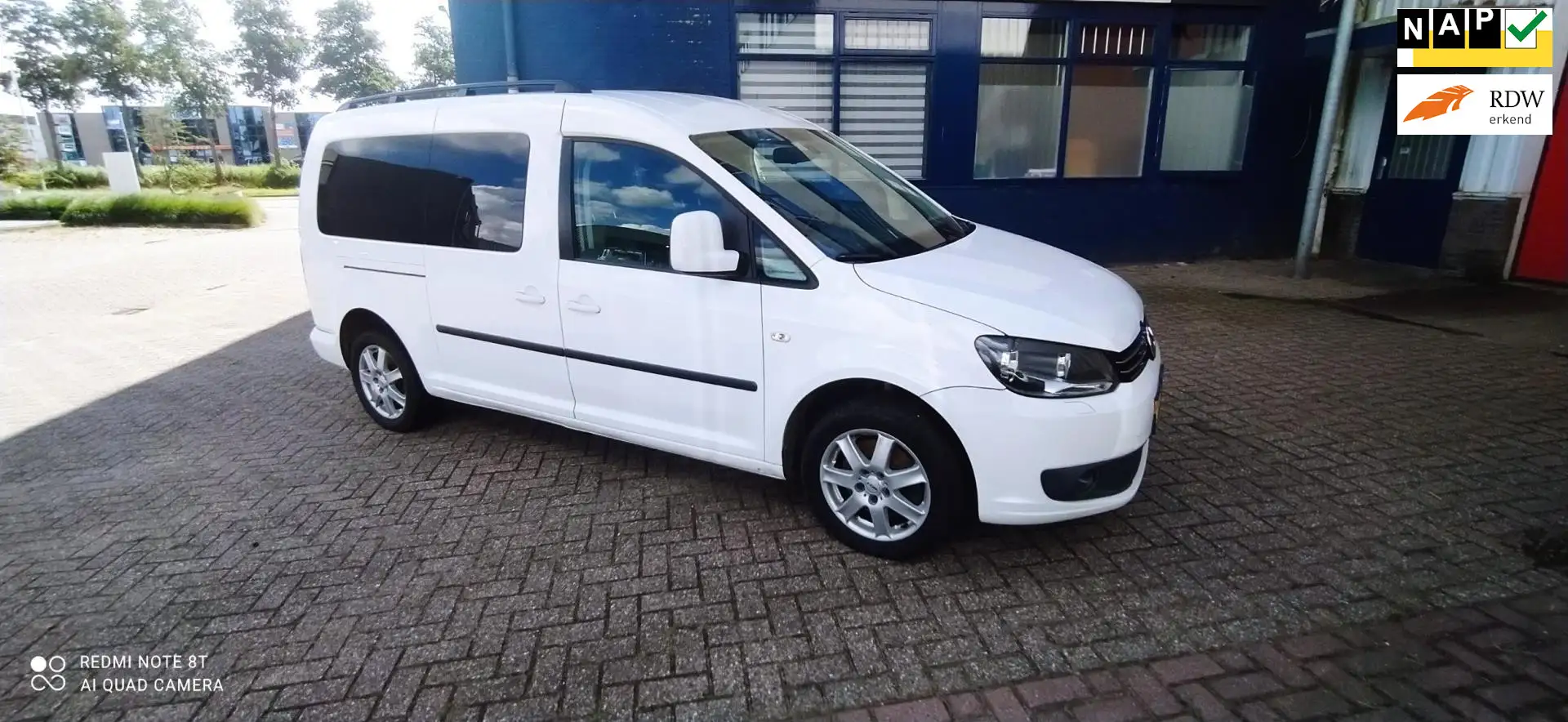 Volkswagen Caddy Maxi 1.6 TDI Highline** AUTOMAAT/7-PERSOON/ MAXI * Weiß - 1