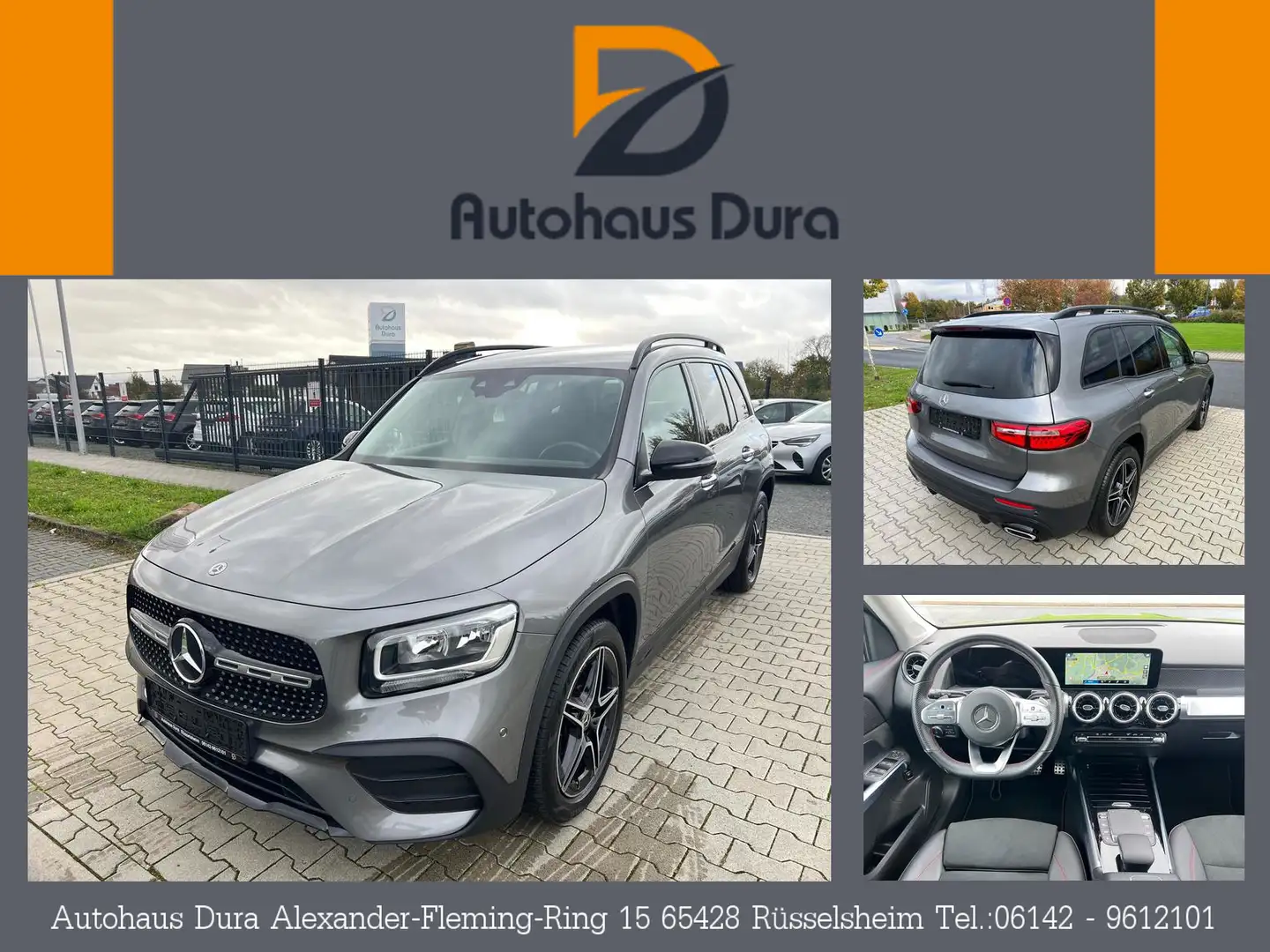 Mercedes-Benz GLB 250 AMG Line 4Matic Aut. Navi+Kamera+Ahk+Shz Grigio - 1