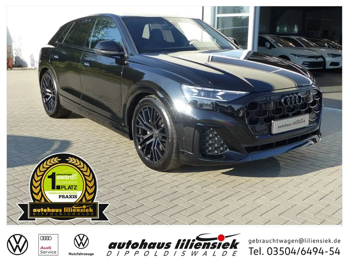 Audi Q8 50 TDI quattro Tiptronic S line *AHK*LED*Sthz**B& Schwarz - 1