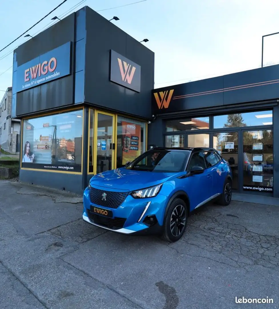 Peugeot 2008 e-2008 generation-ii electric 135 ch 77ppm 50kwh gt pack bva Bleu - 1
