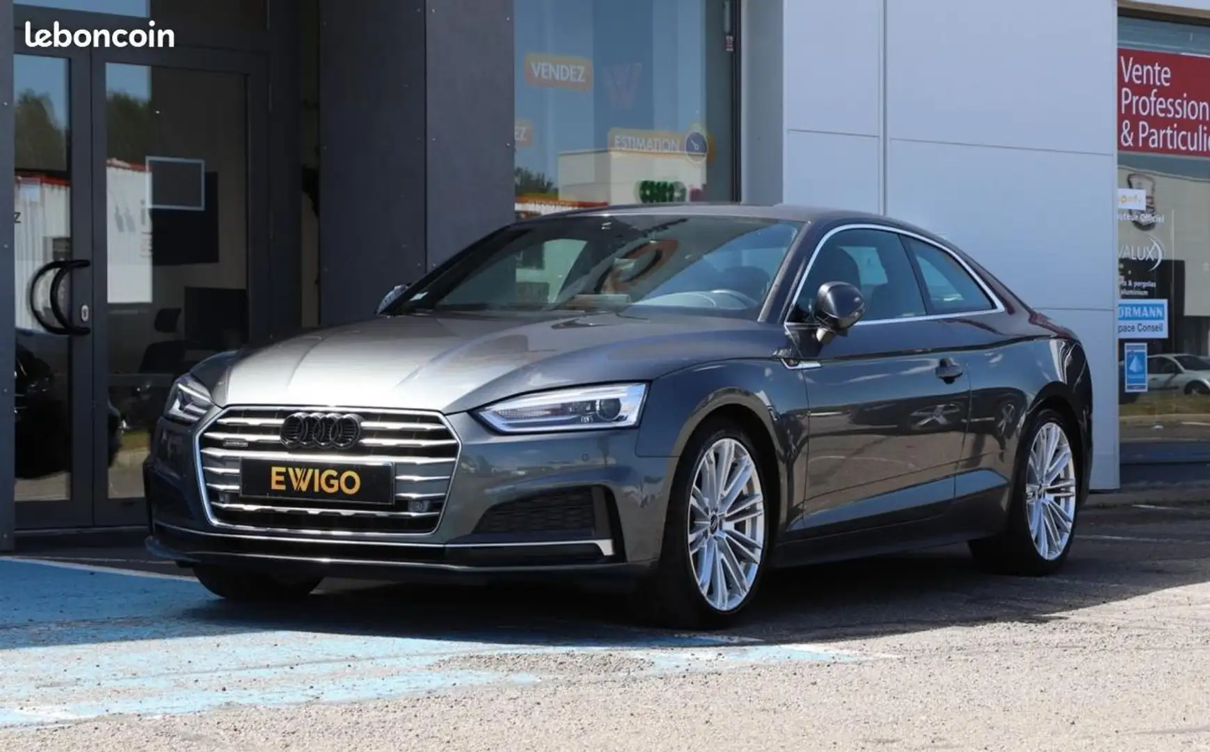 Audi A5 COUPE 2.0 40 TDI 190ch S-LINE QUATTRO BVA VIRTUAL  Gris - 1