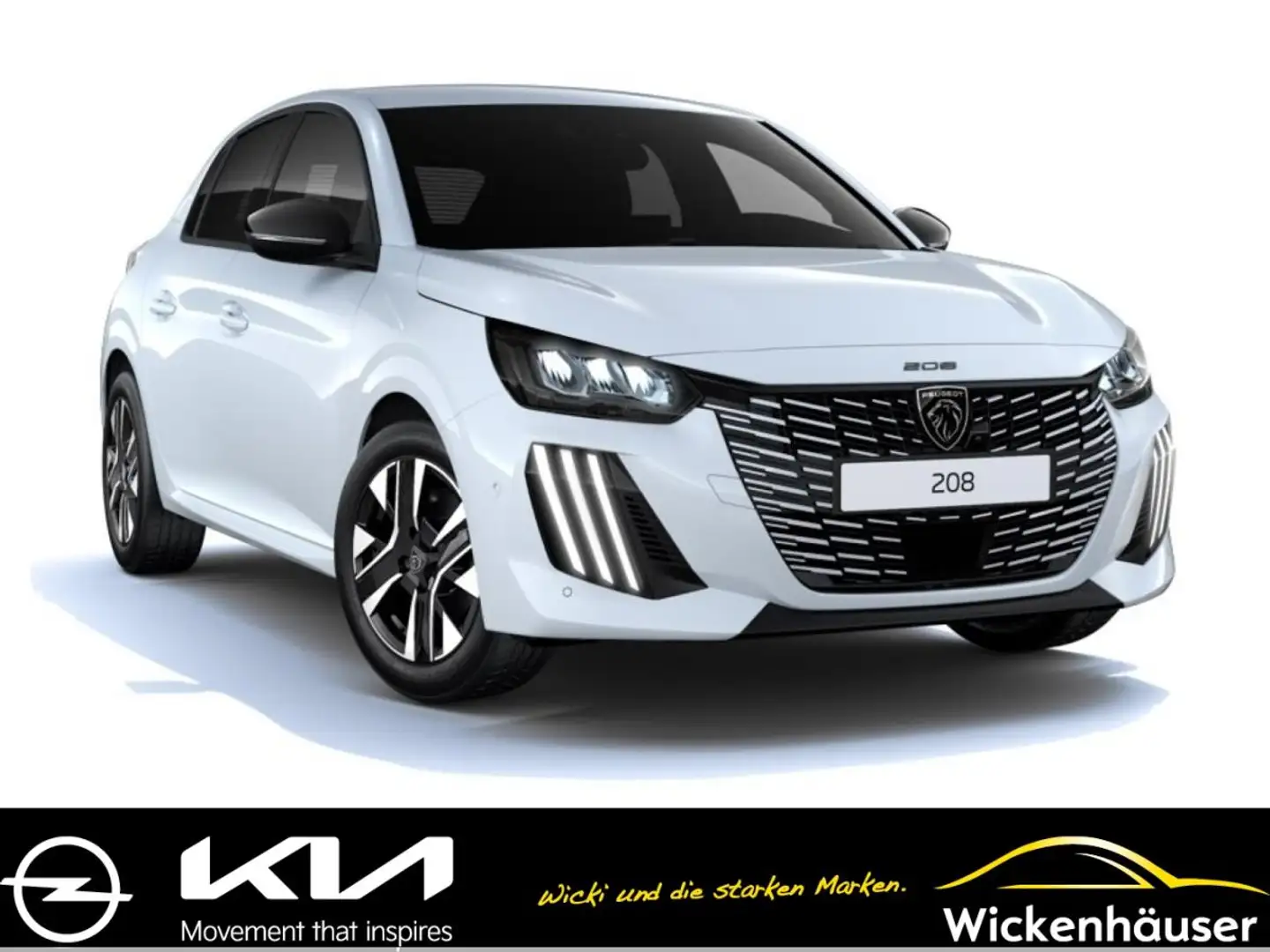 Peugeot 208 Allure PureTech Weiß - 1