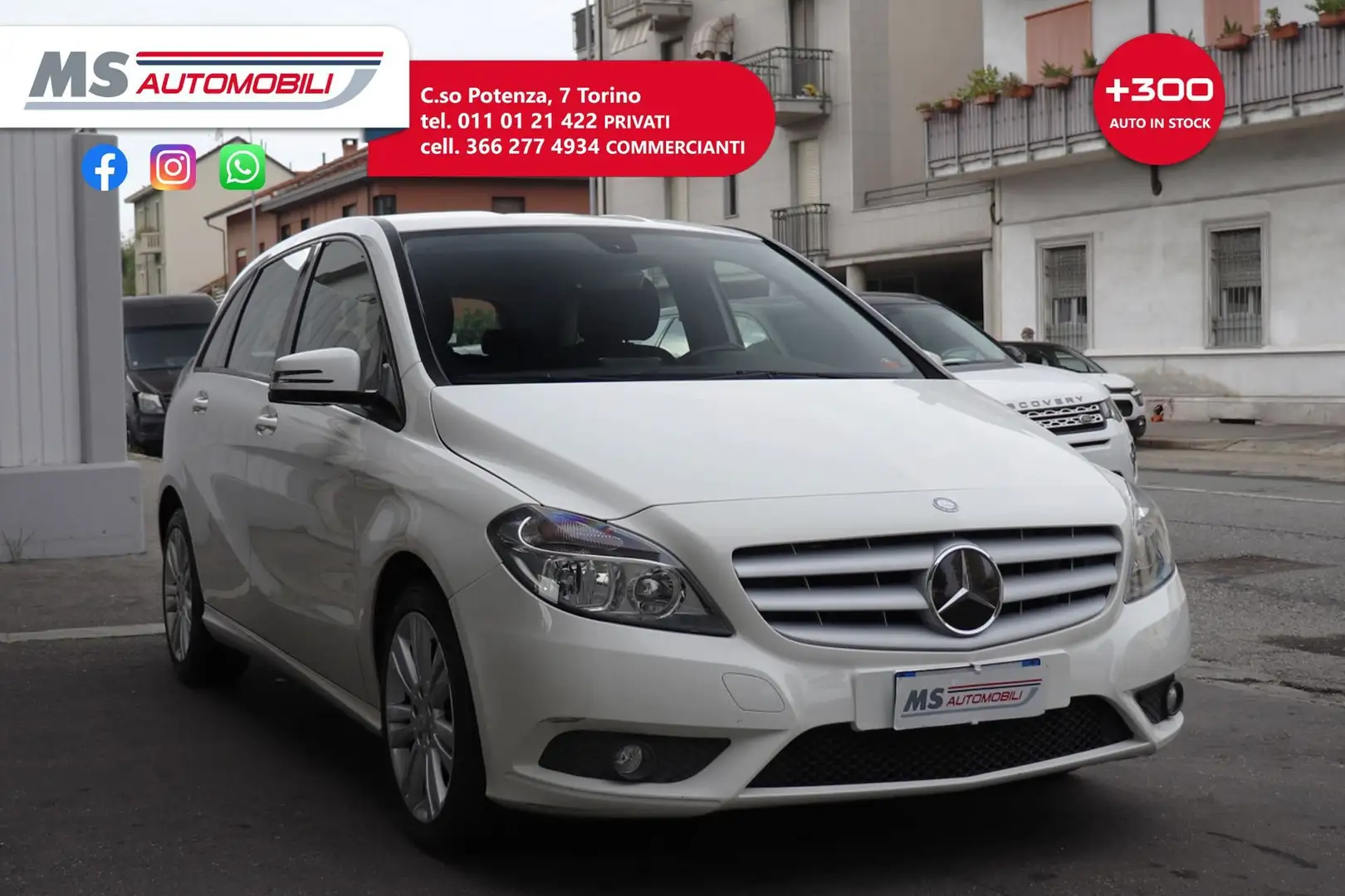 Mercedes-Benz B 180 B 180 CDI Executive Unicoproprietario Bianco - 1