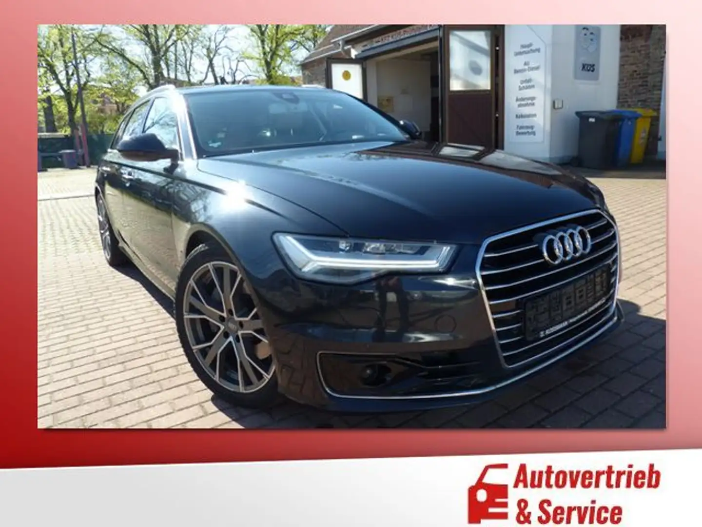 Audi A6 Av. 3.0 V6 TDI clean diesel Autom.,Leder, AHK Zwart - 1