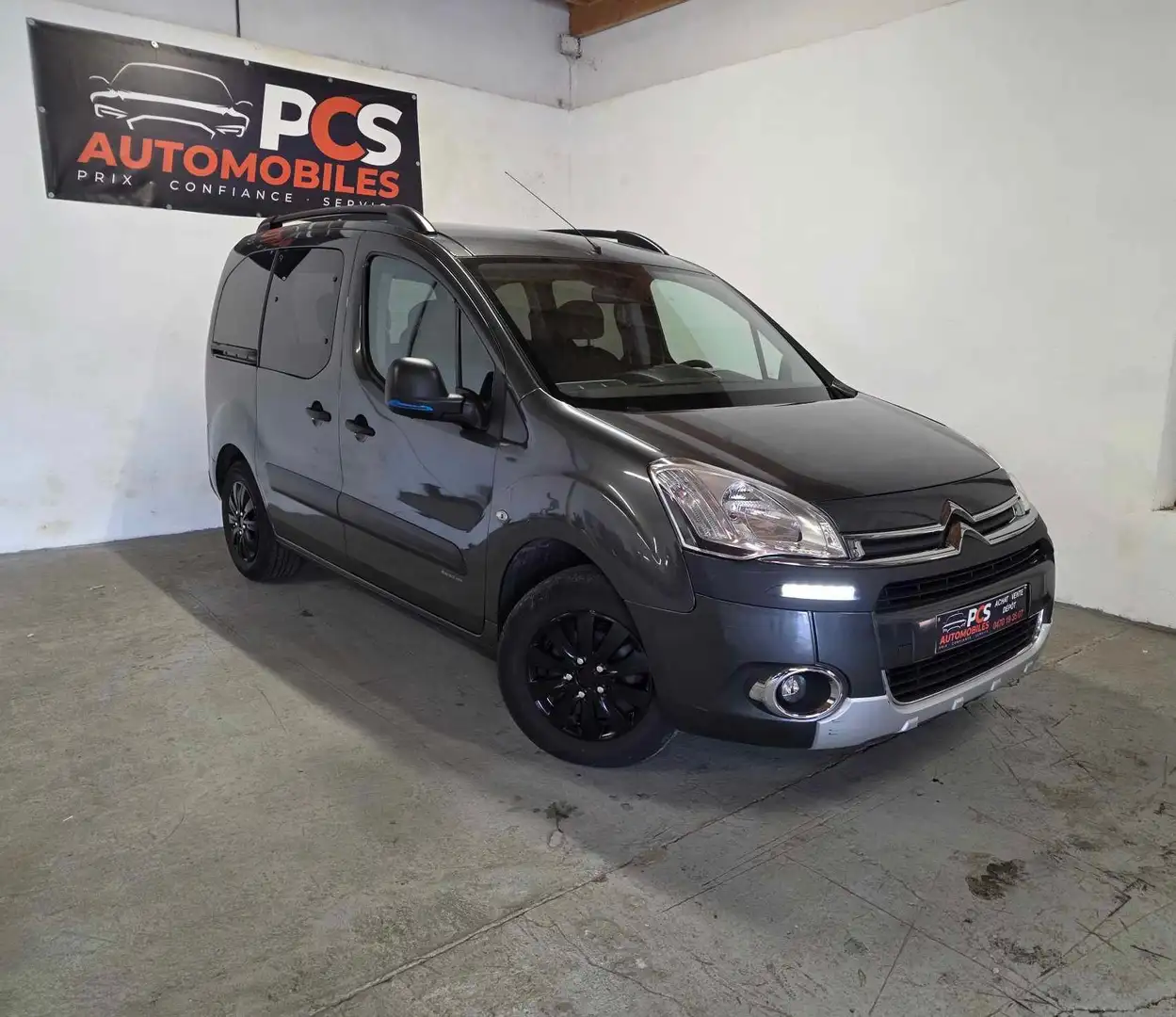 Citroen Berlingo 1.6 HDi Multispace*5 PLACES*ATT REMORQUE*GARANTIE Gris - 2