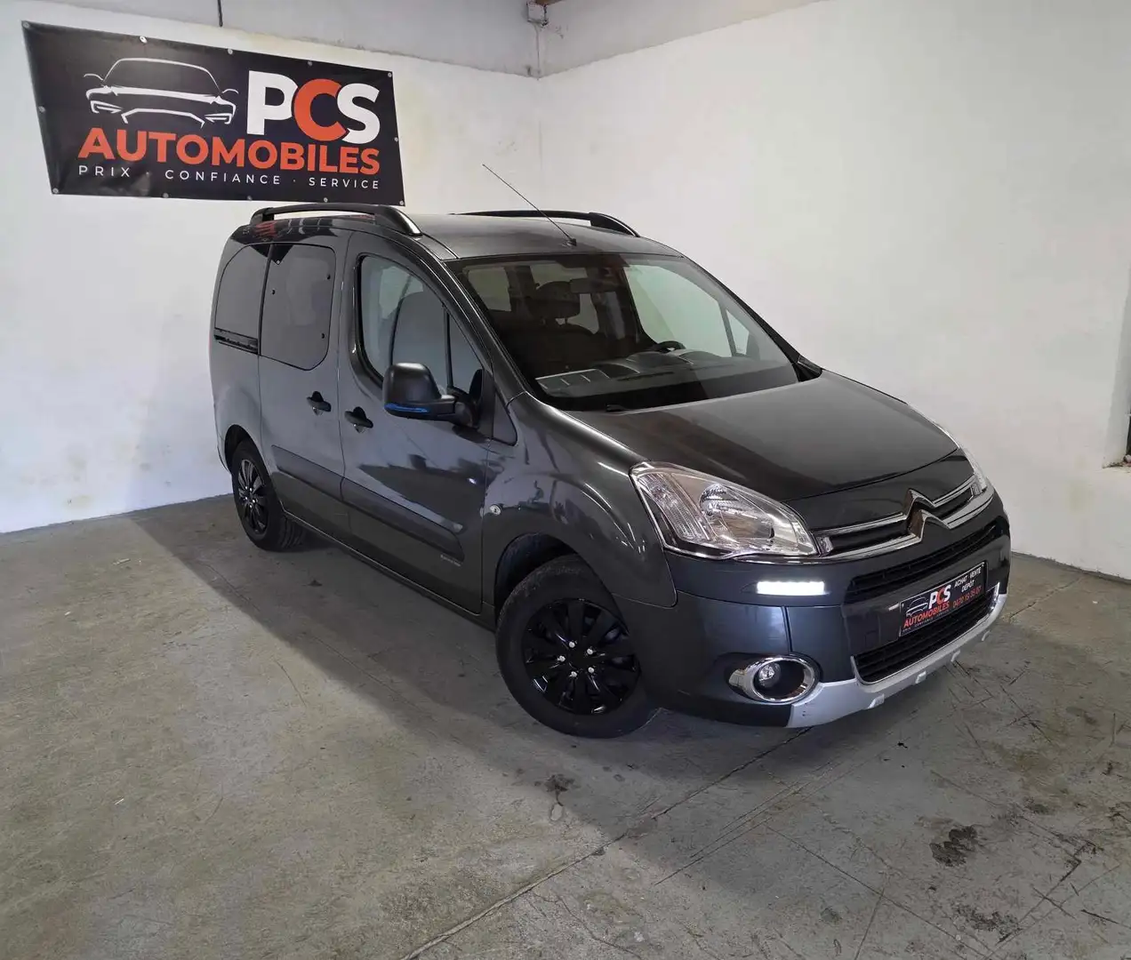 Citroen Berlingo 1.6 HDi Multispace*5 PLACES*ATT REMORQUE*GARANTIE Gris - 1