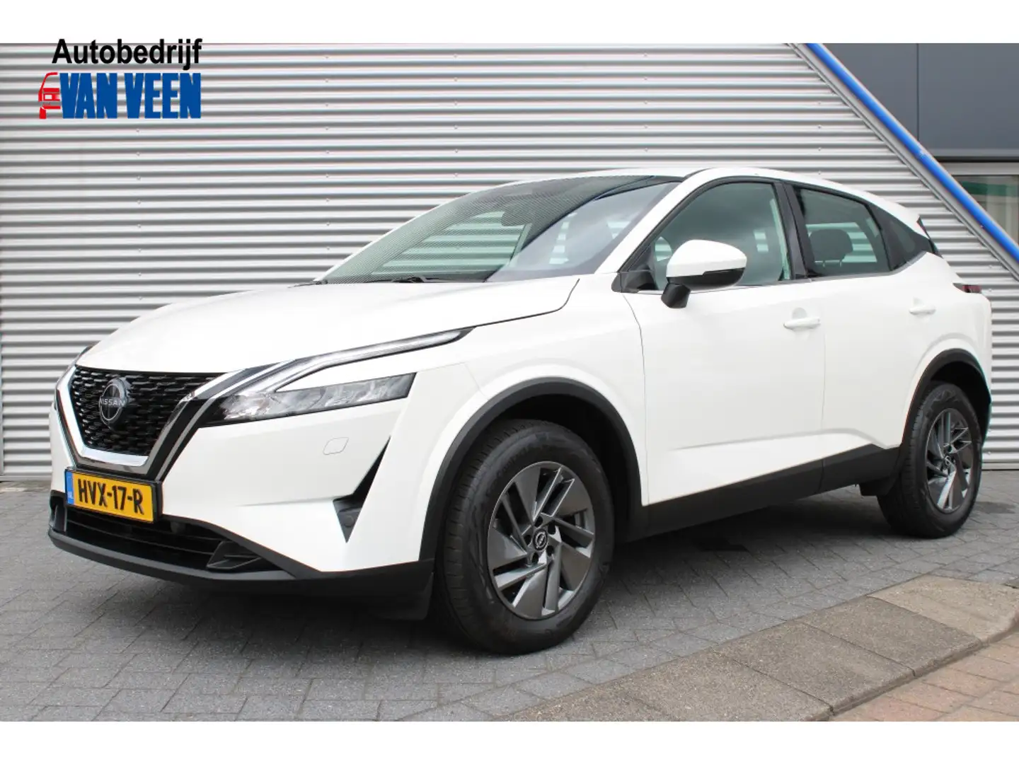 Nissan Qashqai 1.3 MHEV Acenta + Stoel -/ Stuur & Voorruit verwar Wit - 1
