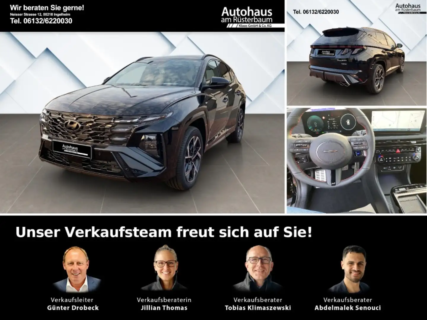 Hyundai TUCSON N Line X Hybrid 4WD (MY26) Assistenz-Paket, ECS, H Schwarz - 1