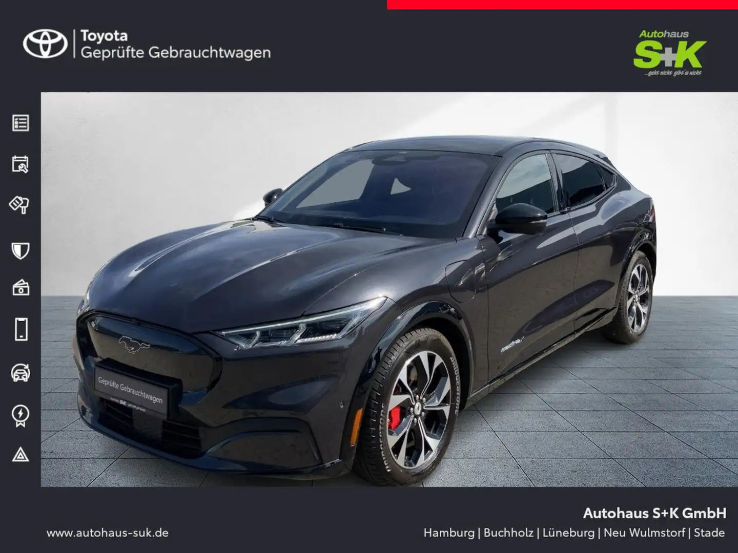 Ford Mustang Mach-E Extended Range AWD*SHZ*CCS*KAMERA* Gris - 1