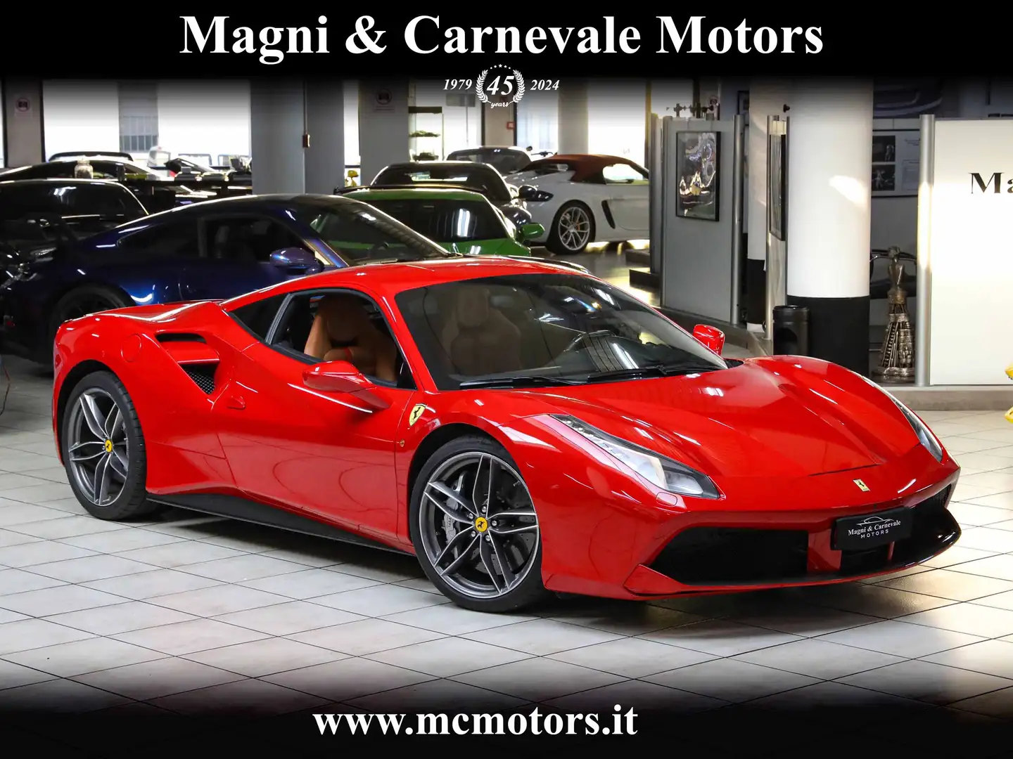 Ferrari 488 GTB|LIFT SYST.|CARBON+LEDS|CARBON PACK|HI-FI|APPLE Rouge - 1
