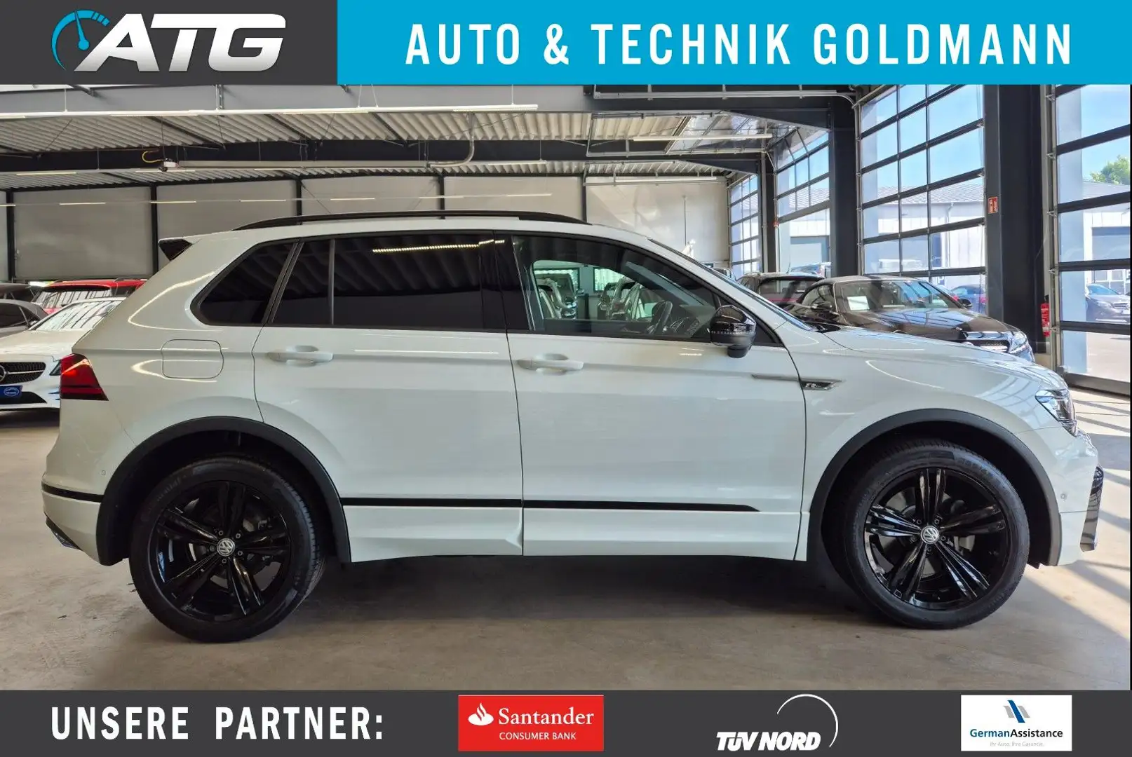 Volkswagen Tiguan TIGUAN 2.0 TSI 4M R-LINE STANDHZ AHK ACC 360 CAM Weiß - 1