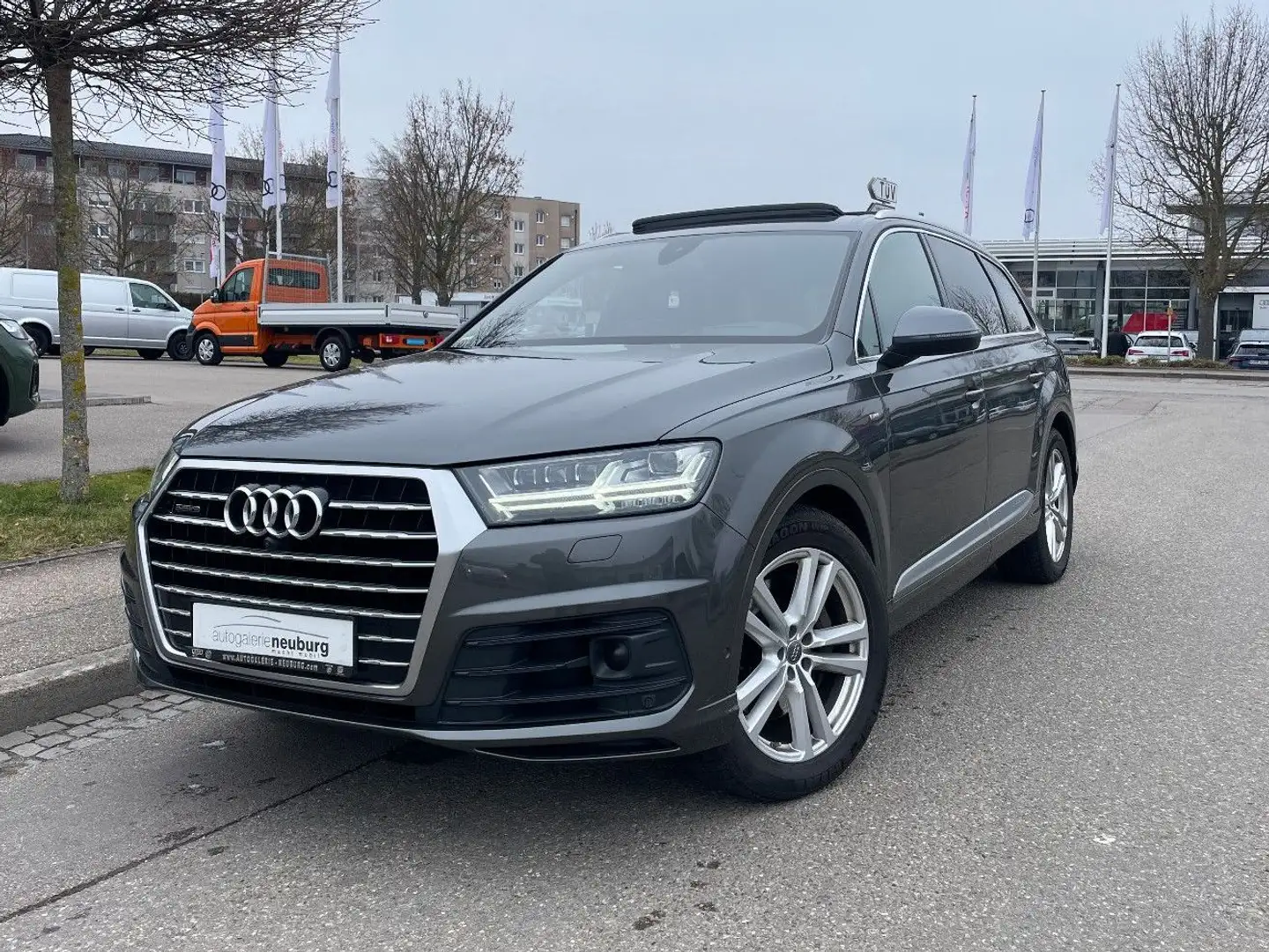Audi Q7 50 TDI QUATTRO I NACHTSICHT I S-LINE I HUD I Grau - 1
