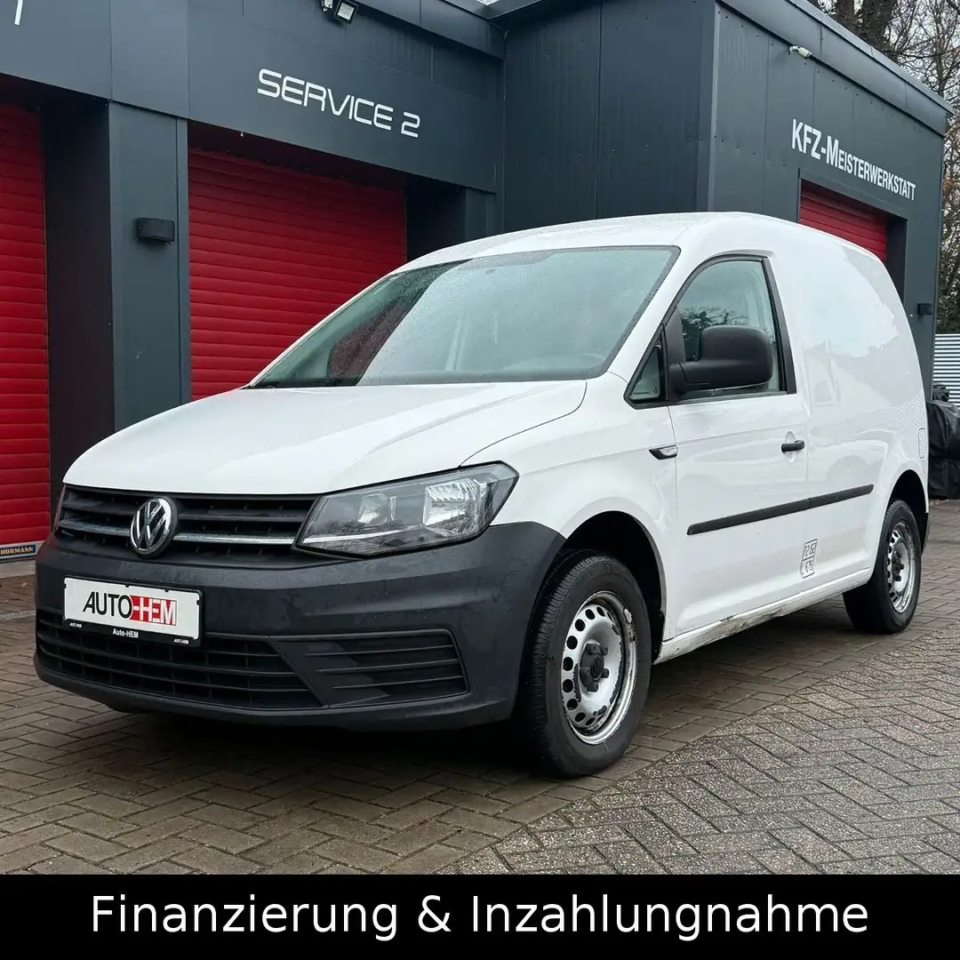 Volkswagen Caddy Nfz Kasten BMT AHK Tempomat Weiß - 1