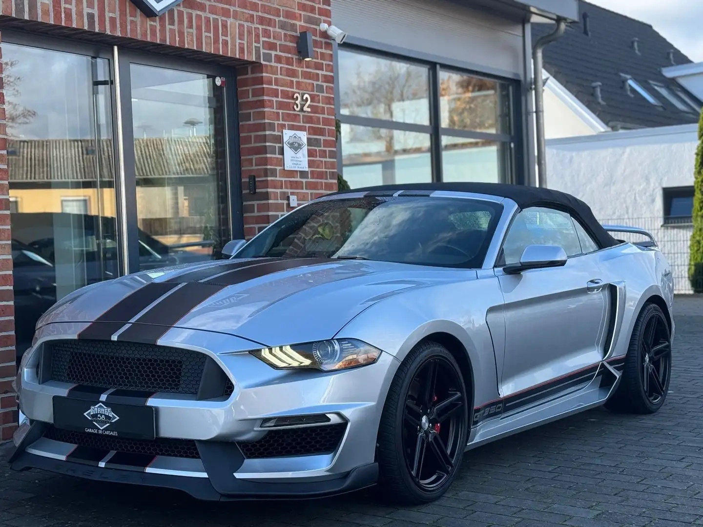 Ford Mustang 5.0 V8 Cabrio Shelby GT350-Paket/LED Argent - 2