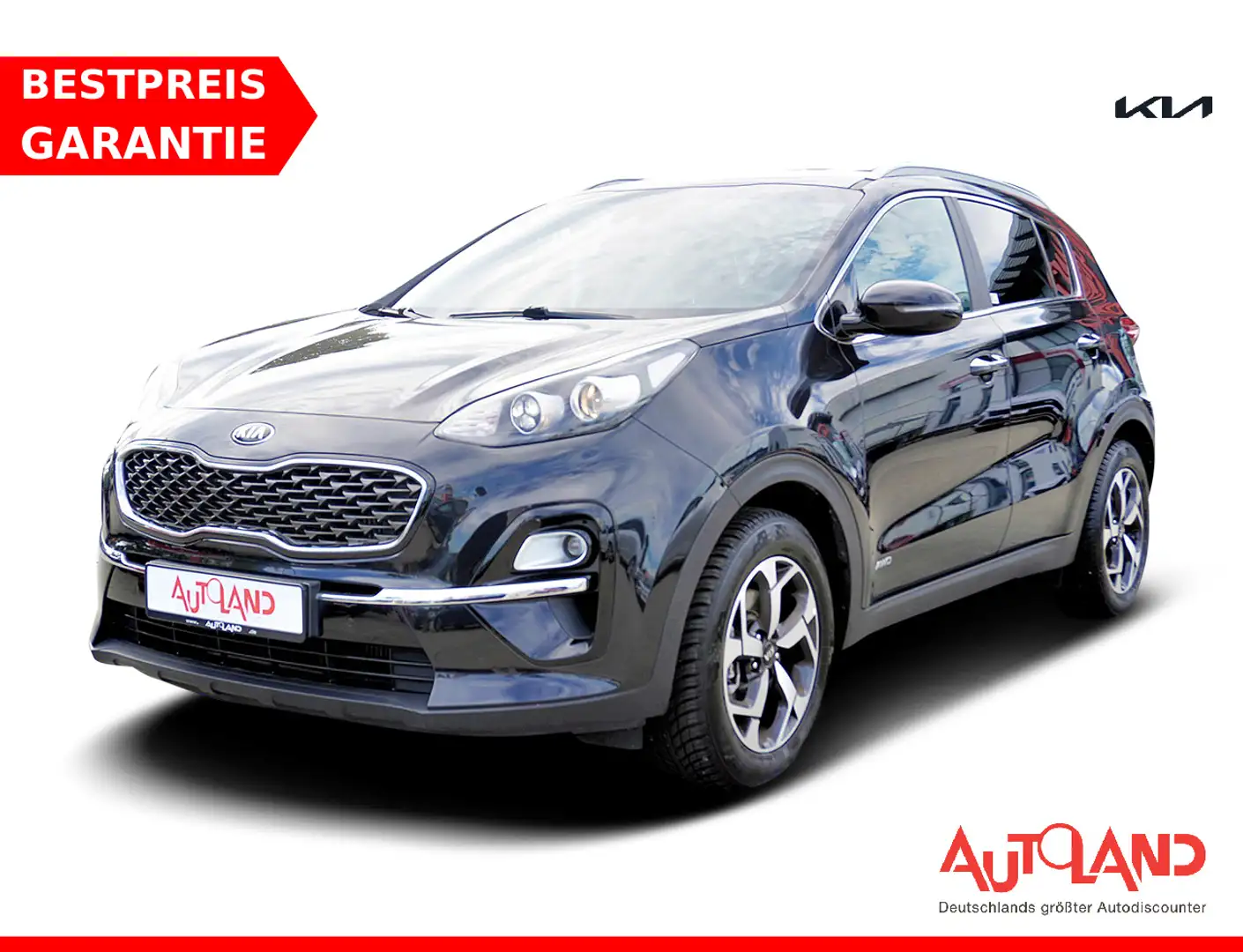 Kia Sportage 1.6 T-GDI Vision 4WD Navi Kamera PDC Noir - 1