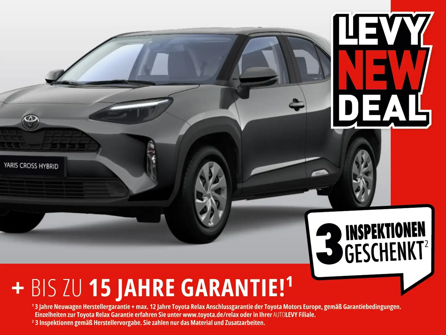 Toyota Yaris Cross 1.5 Business +R Kam+CarPlay+SHZ+LED+ Gri - 1